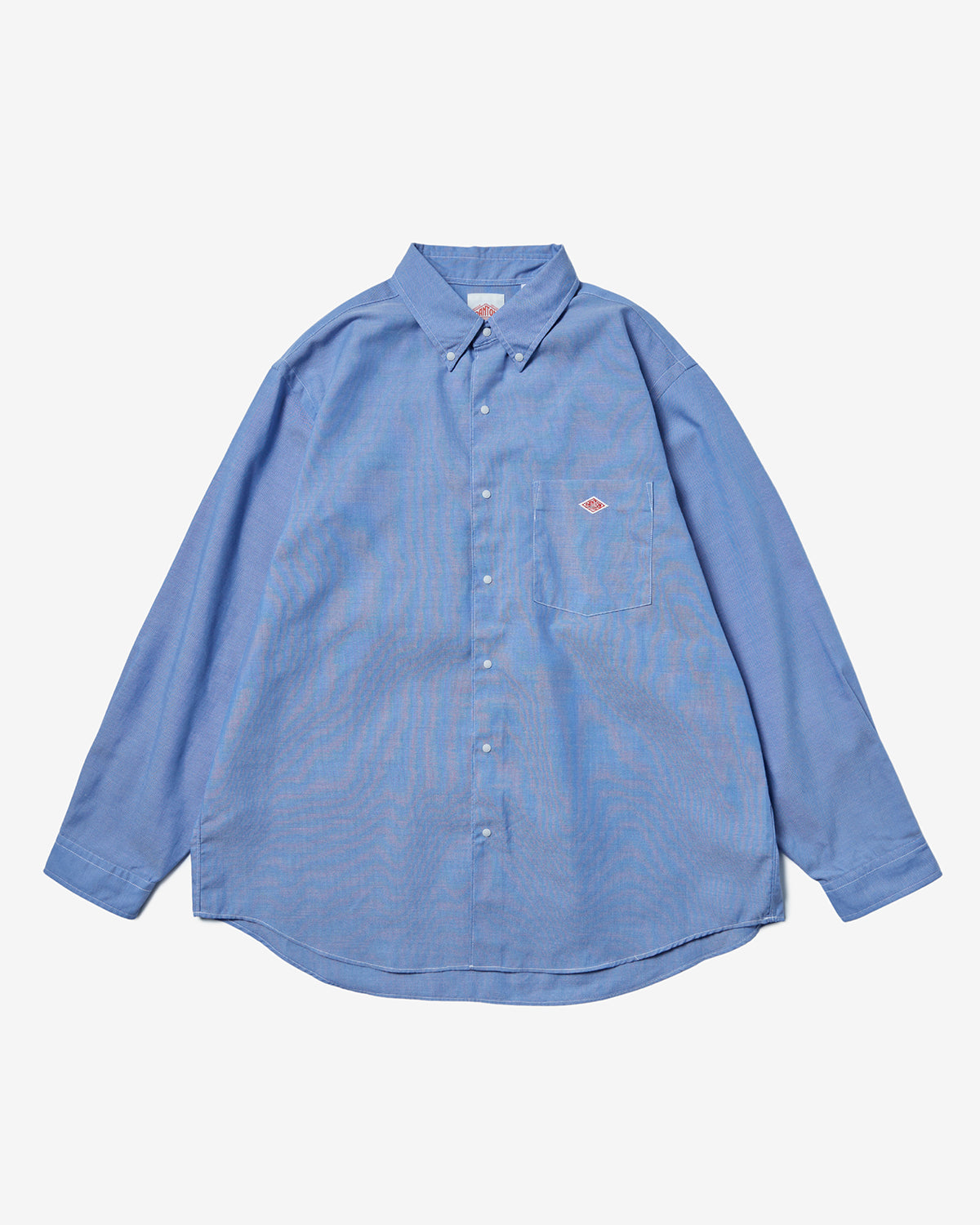 Mens Oxford B.D Shirt - Light Sax