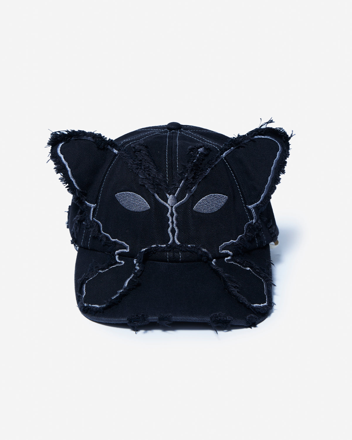 Alien Kiss Winged Baseball Cap - Black