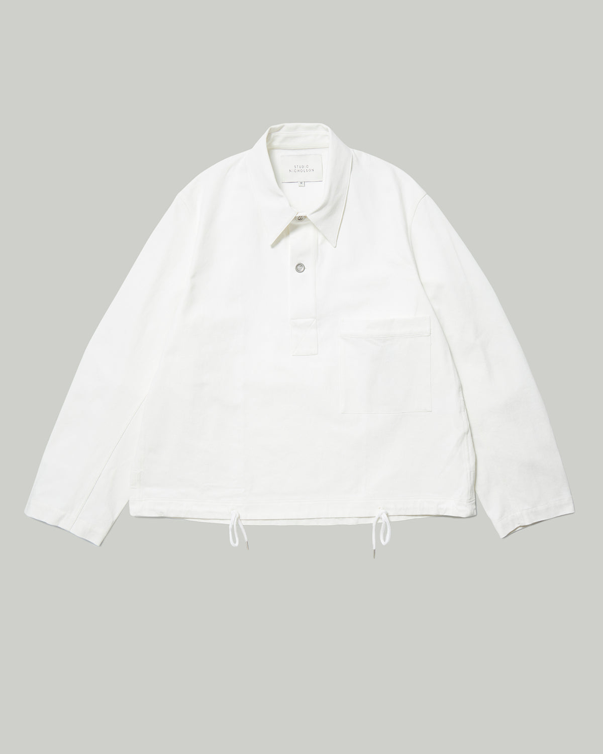 Stowe - Drawcord Shirt - Salt