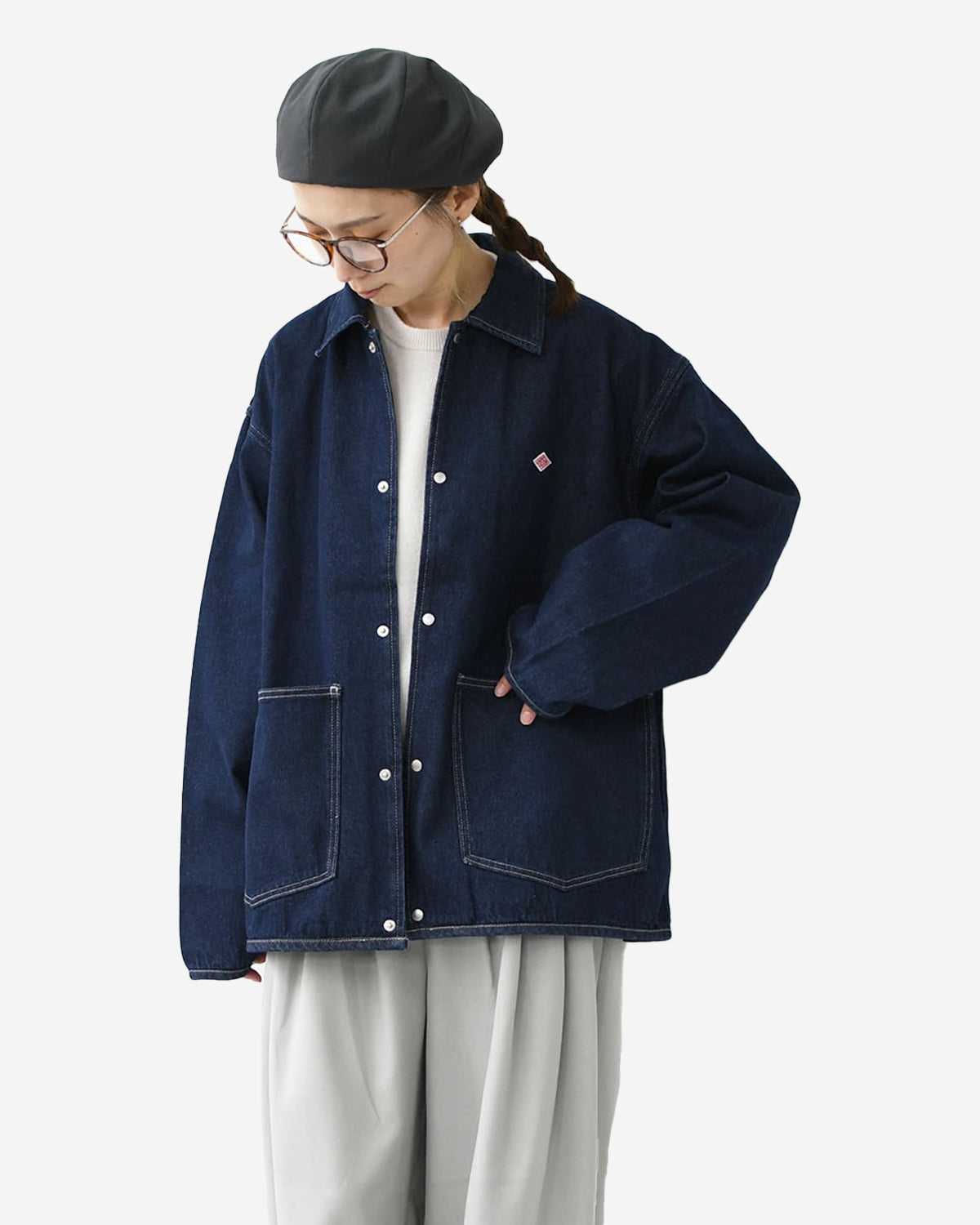 Mens Denim Shirt Jacket - Indigo Denim