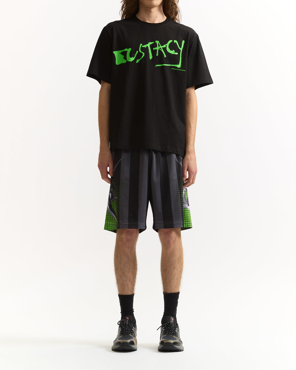 Smoke And Dreams Mesh Shorts - Sharp Green
