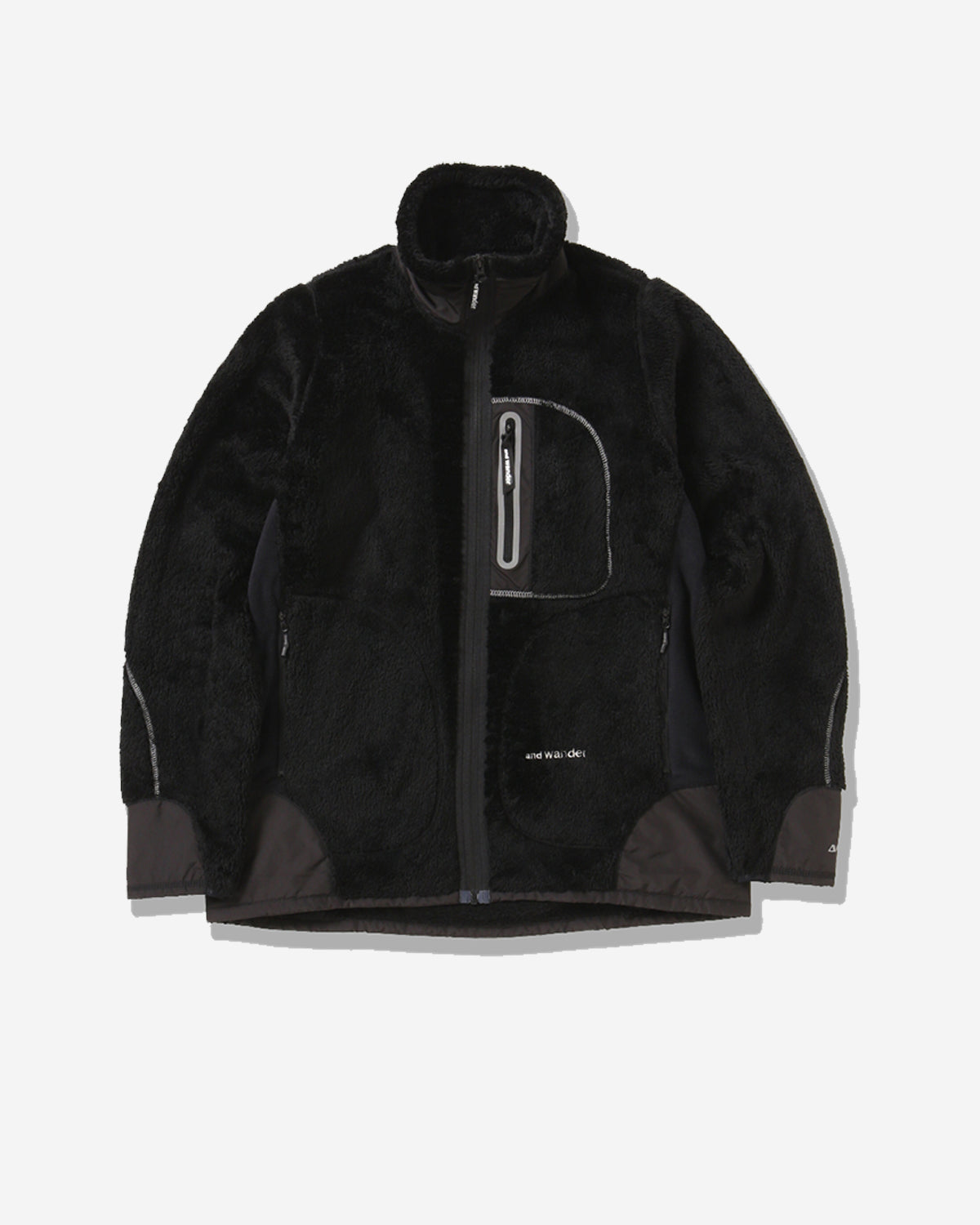 High Loft Fleece Jacket - Black