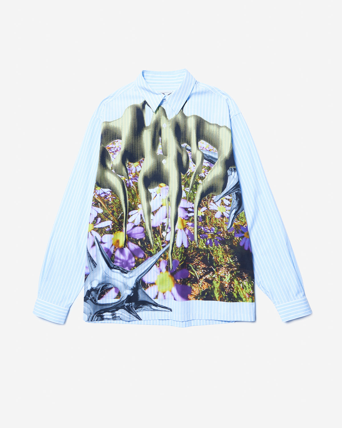 Mind Garden Stripe Shirt - Blue Stripe