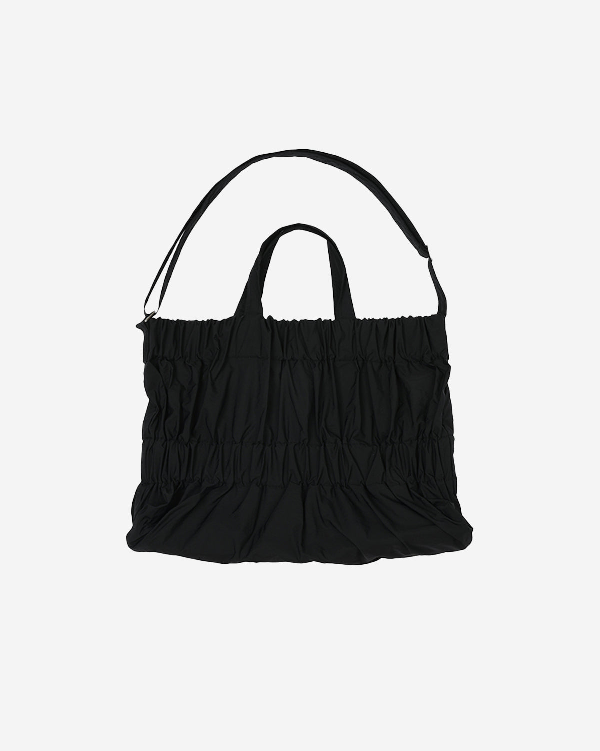 M Tiered Cross Bag - Black