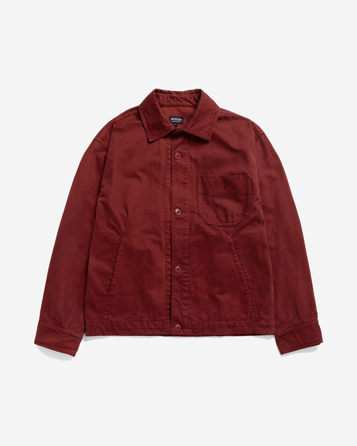 Lux J - Unlined Mens Jacket Dye Moleskin - Red