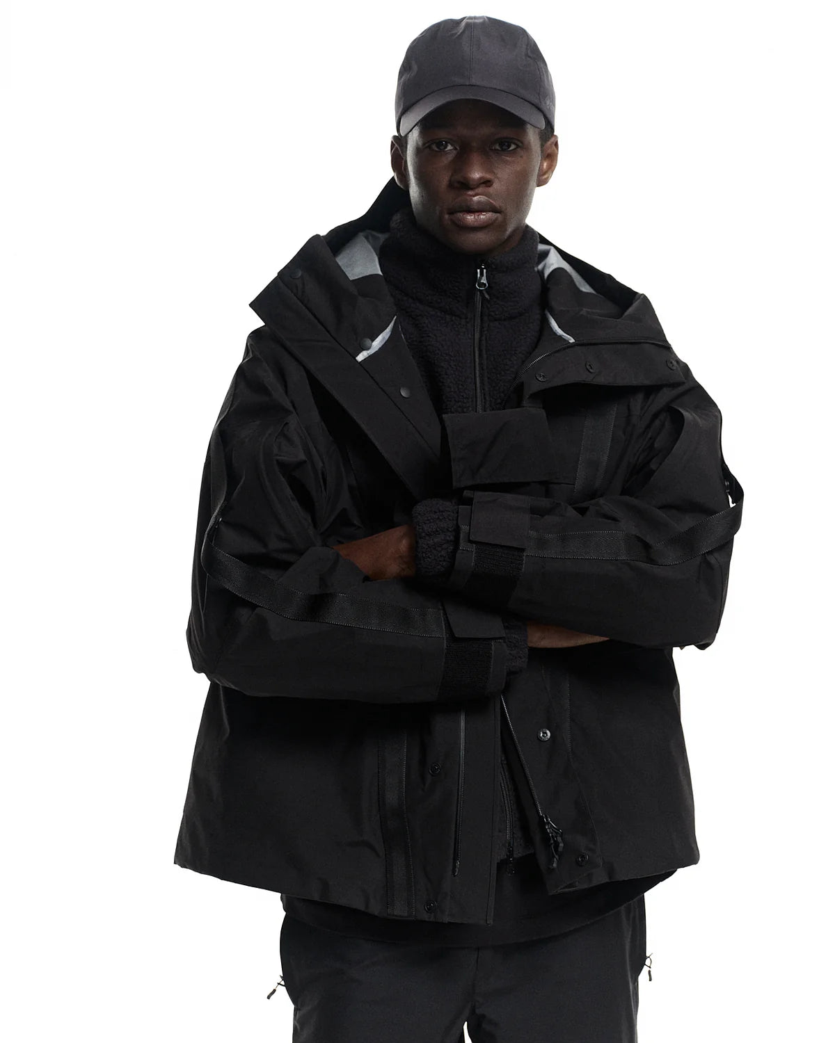 Gore-Tex Products Polartec Detachable Shell  - Black