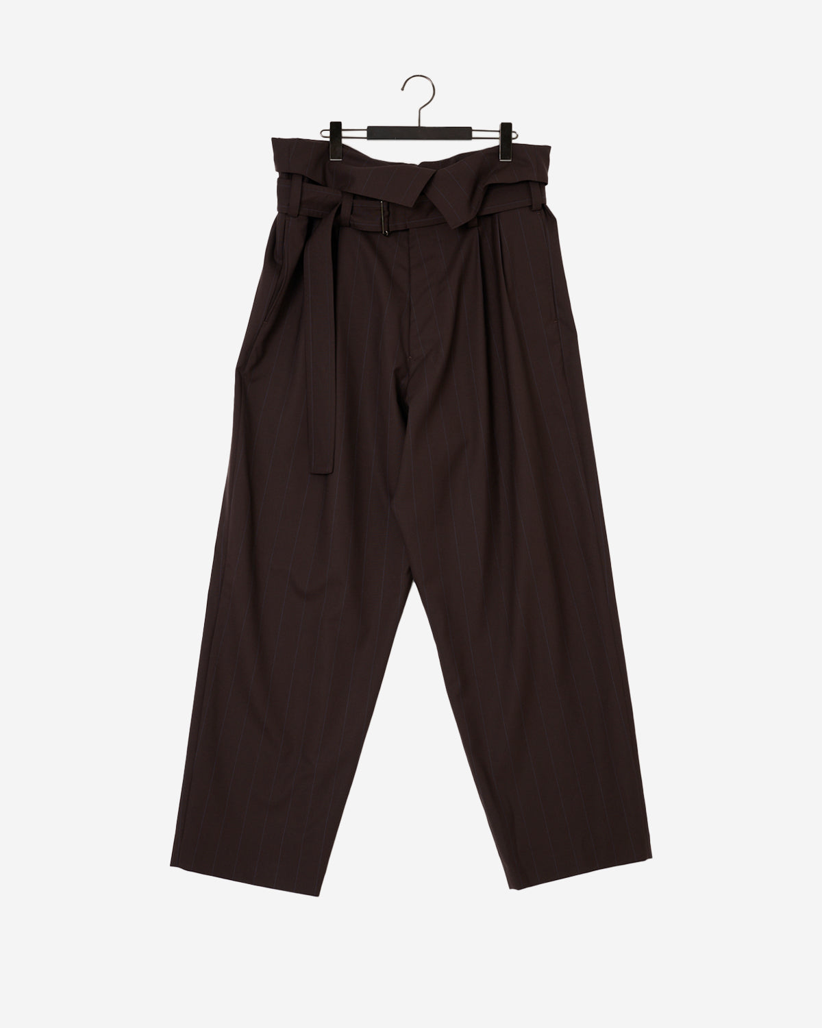 Foldover Belt Wide PNT - Chocolate