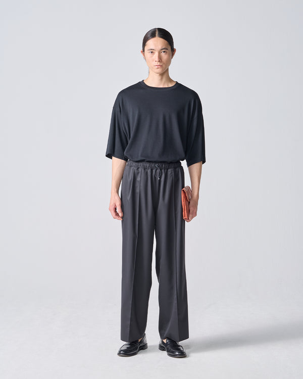 06WWCU - S140's Crew Neck T - Black