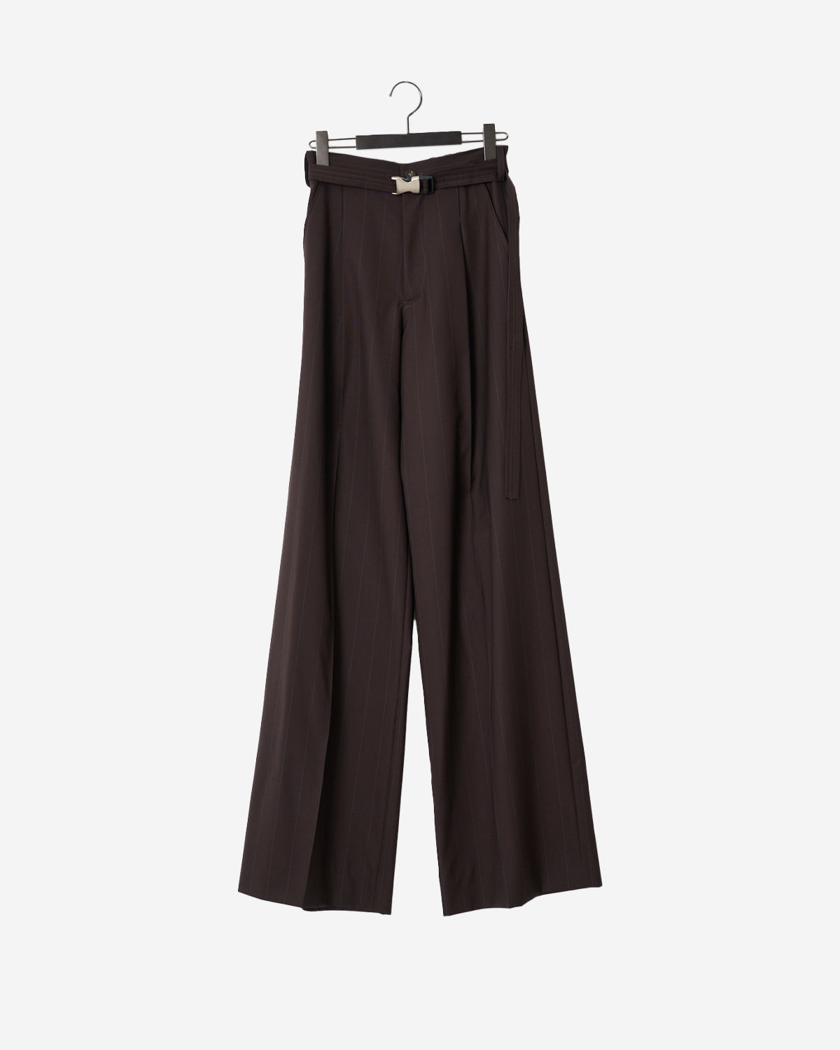 Belted Wide PNT - Chocolate