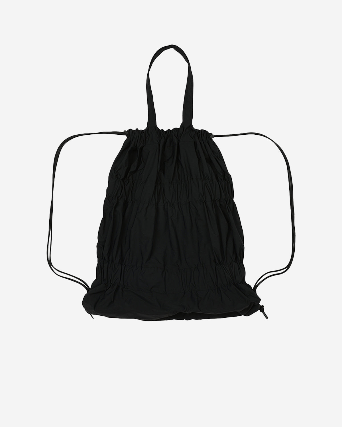 Tiered Banding Backpack - Black