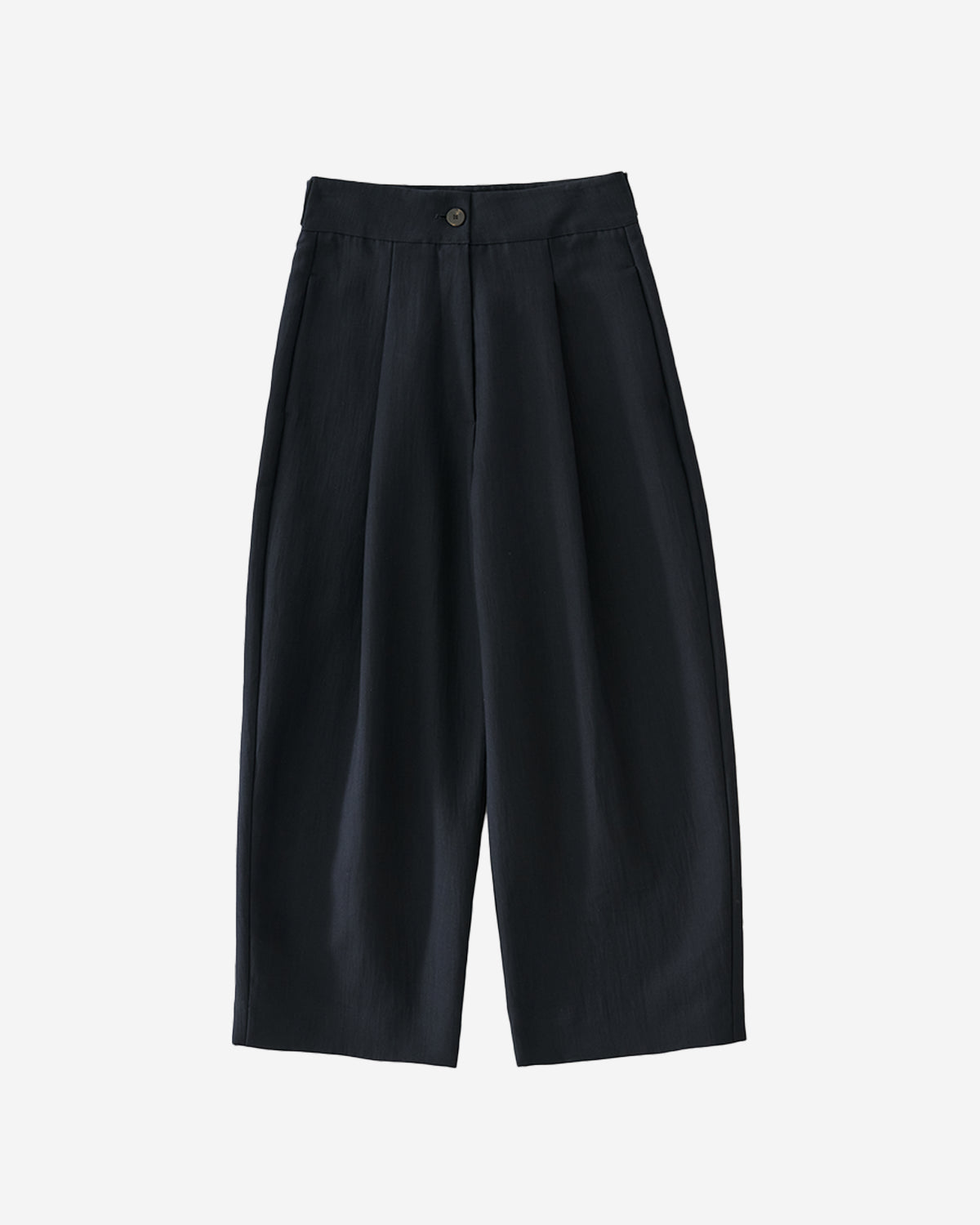 Fellini - Elevated Pants With Tab Detail - Darkest Navy