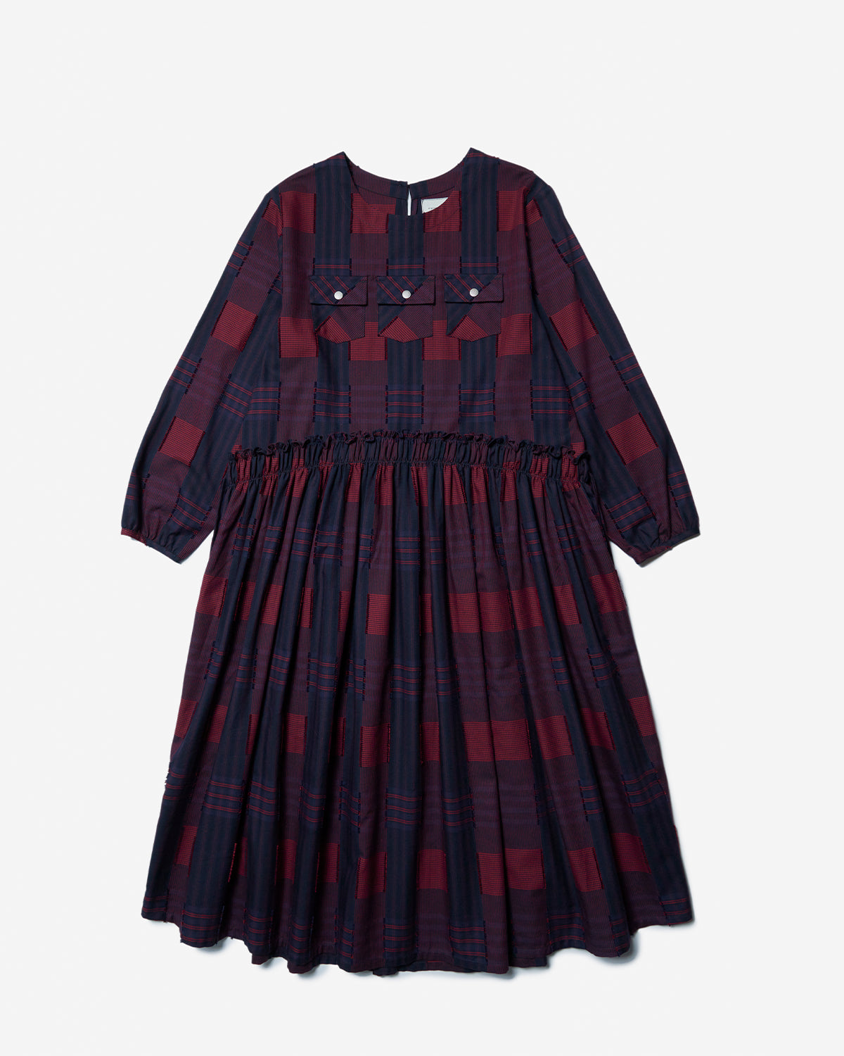 Touring Dress - Red / Navy