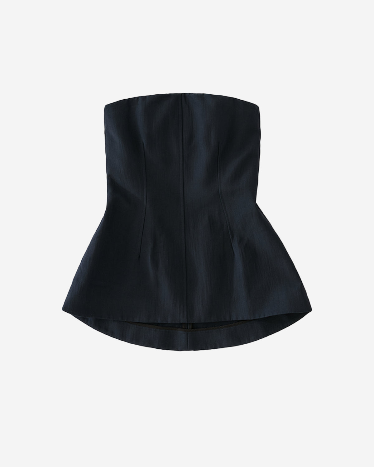 Arles - Strapless Top - Darkest Navy