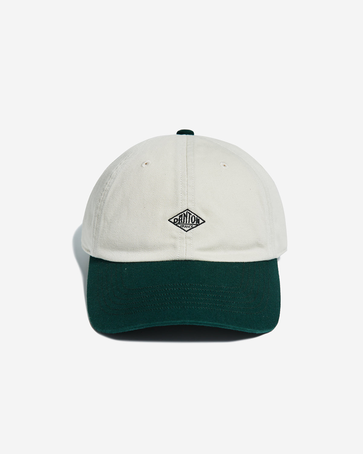 Chino Cloth 6Panel Cap 2Tone - Ecru Green Black