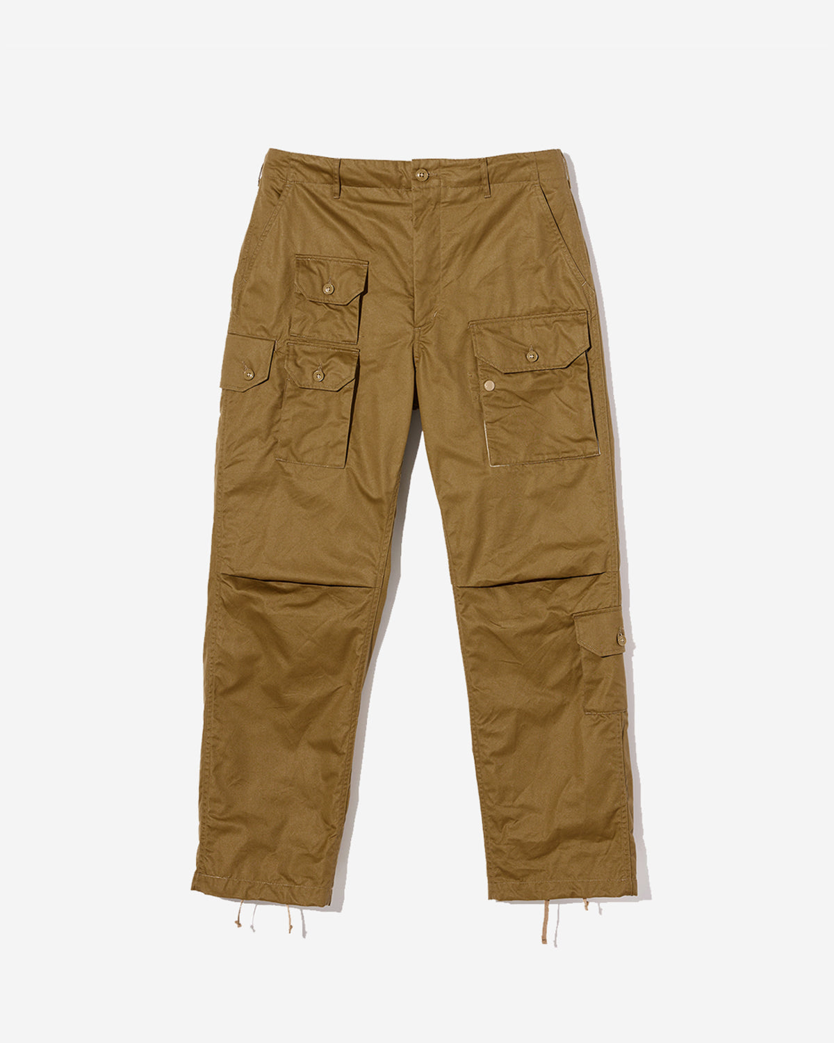 Flight Pant - Khaki Coated Nyco Twill