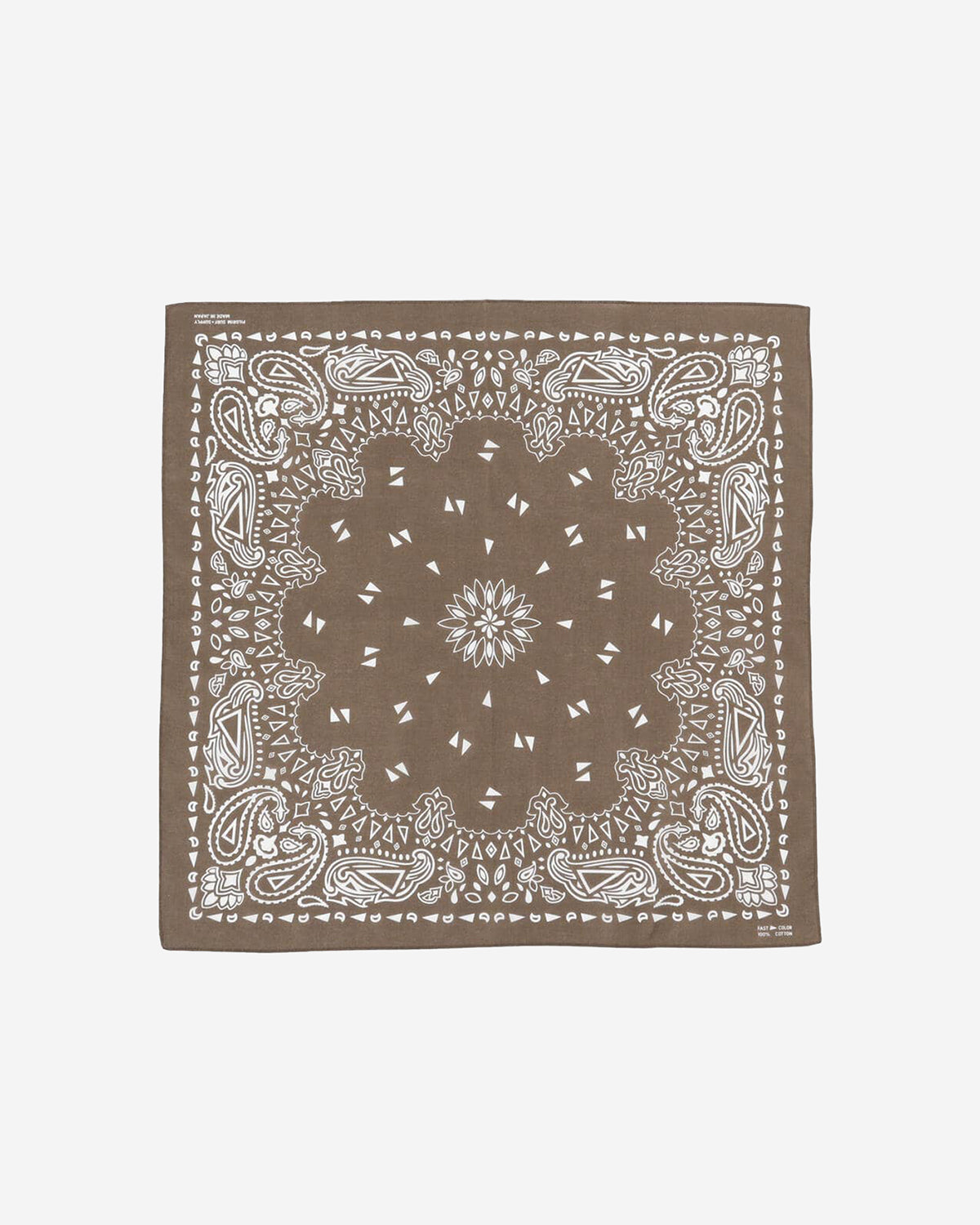 Paisley Bandana - Desert Taupe