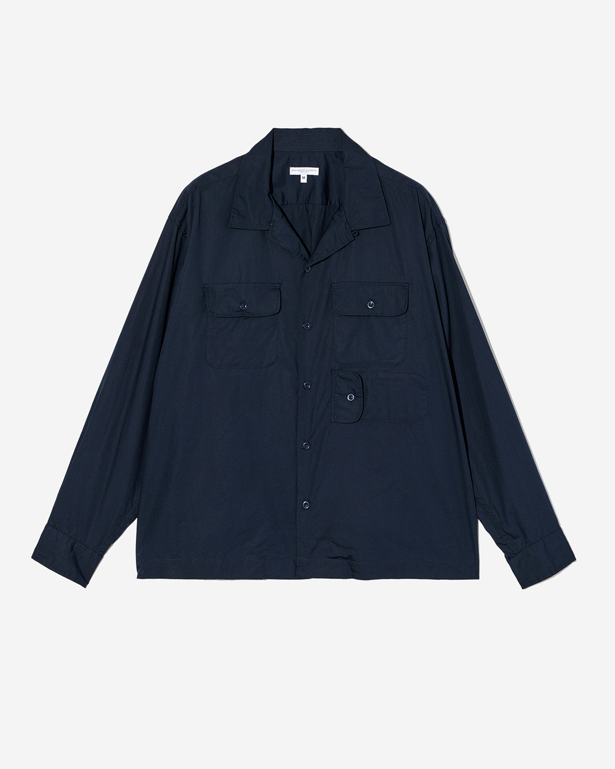 Bowling Shirt - Dk.Navy Cotton Broadcloth
