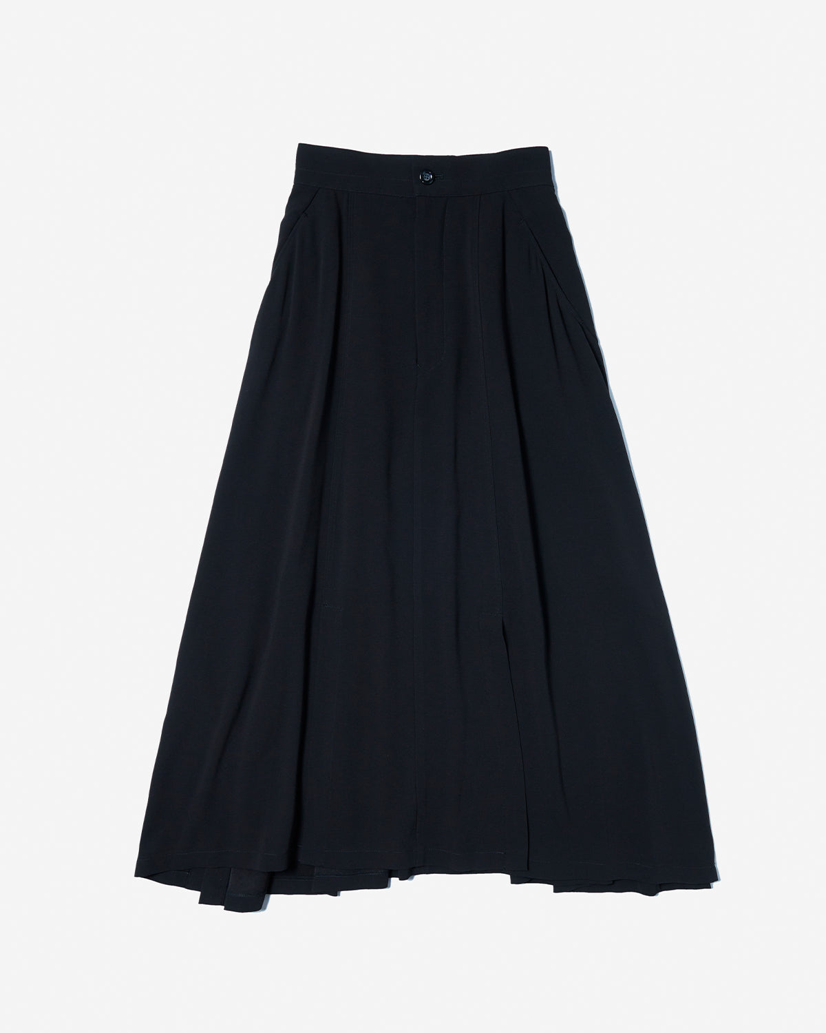 Slit Long Skirt - Black