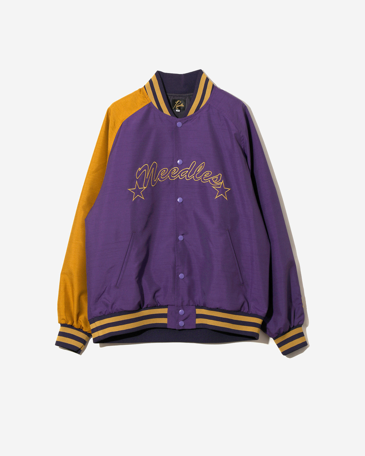 Stadium Jacket - Poly Shantung - Purple