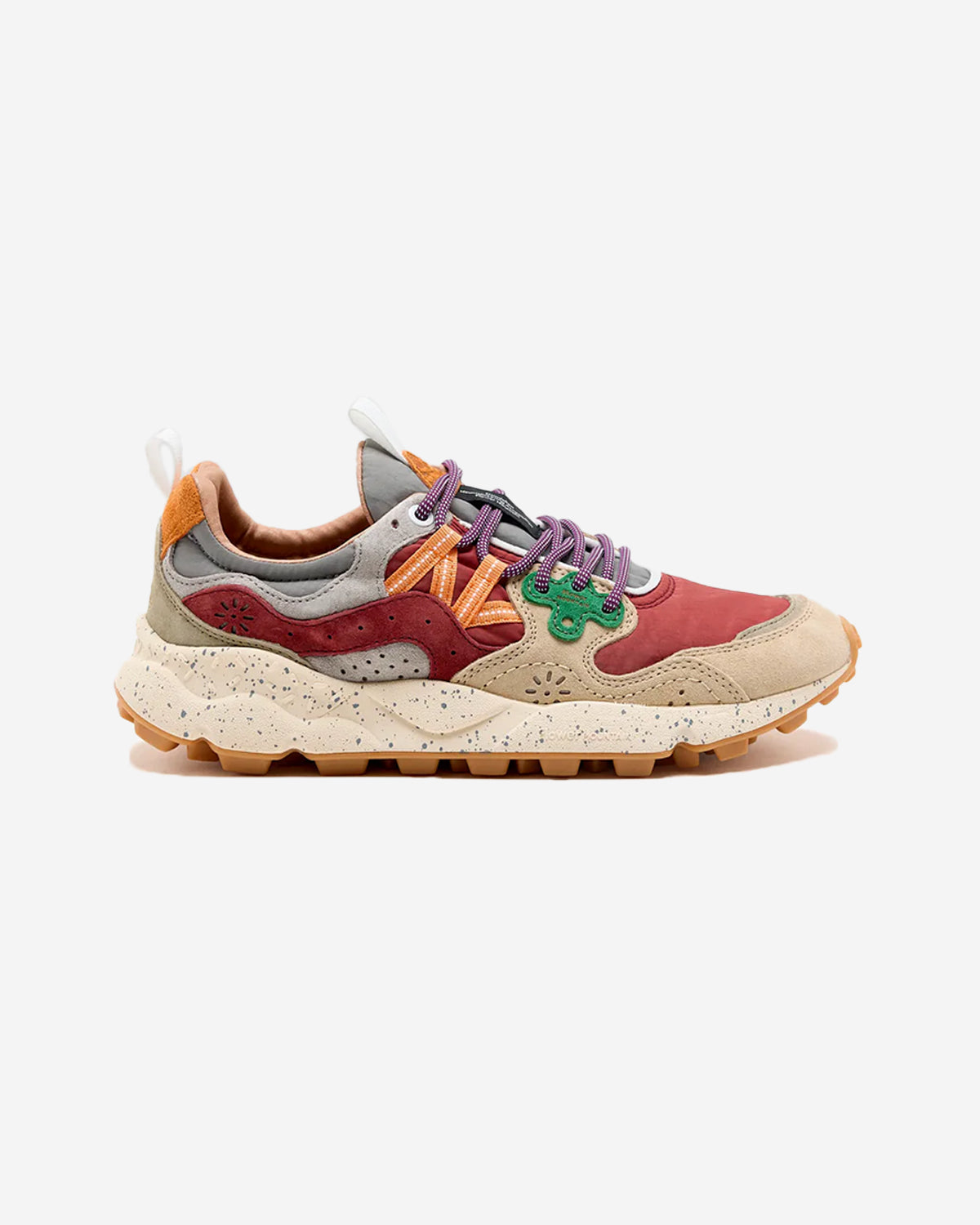 Yamano 3 - Suede / Nylon Light Beige-Rust-Grey