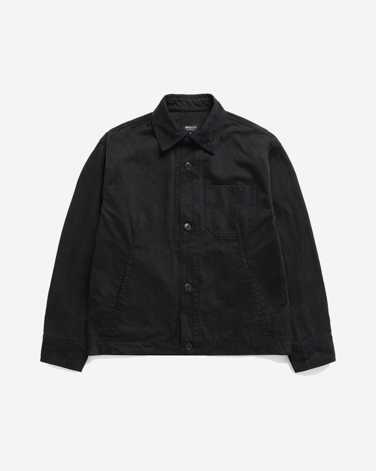Lux J - Unlined Mens Jacket Dye Moleskin - Black