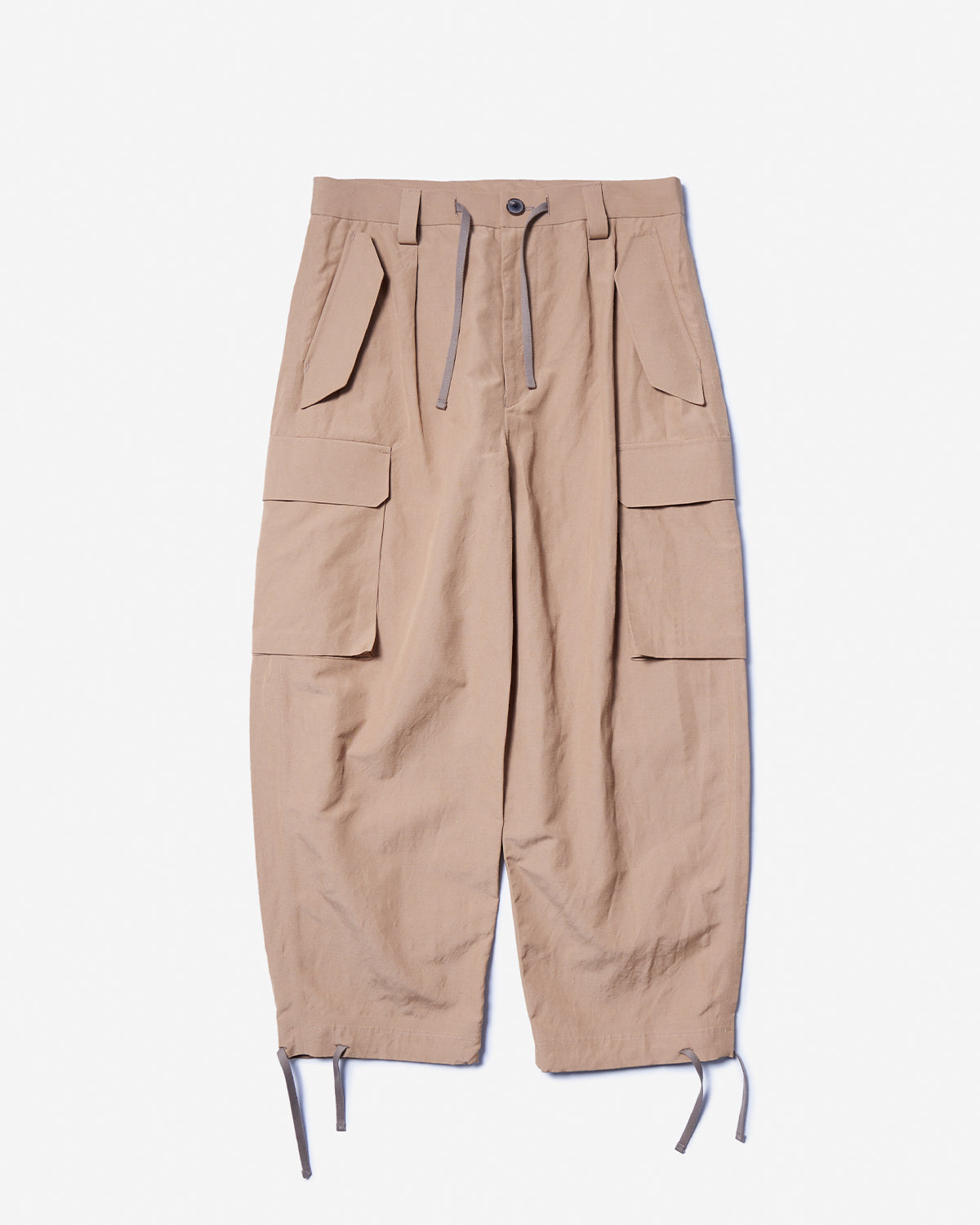 06STPT - Memory Linen Cargo Pants - Beige