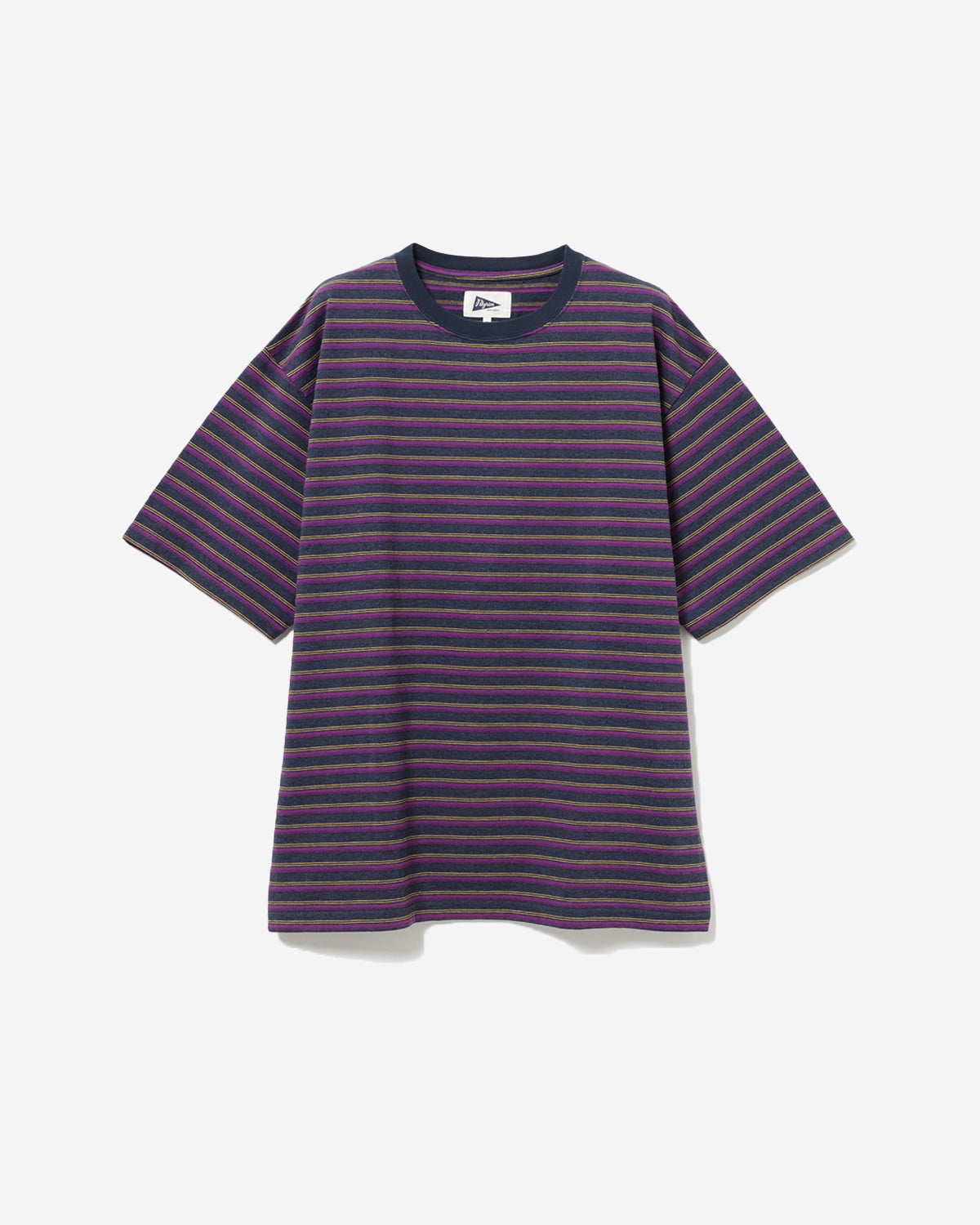 Tucker Striped Tee - Navy