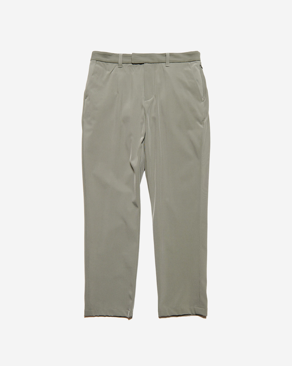 4Way Stretch Shirring Slim Fit Slacks - Khaki