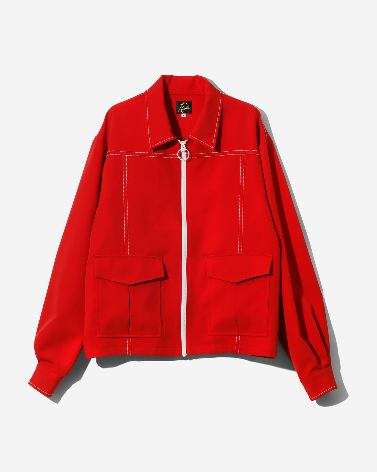 Stitched Sports Jacket - Poly Light Double Cloth - Red