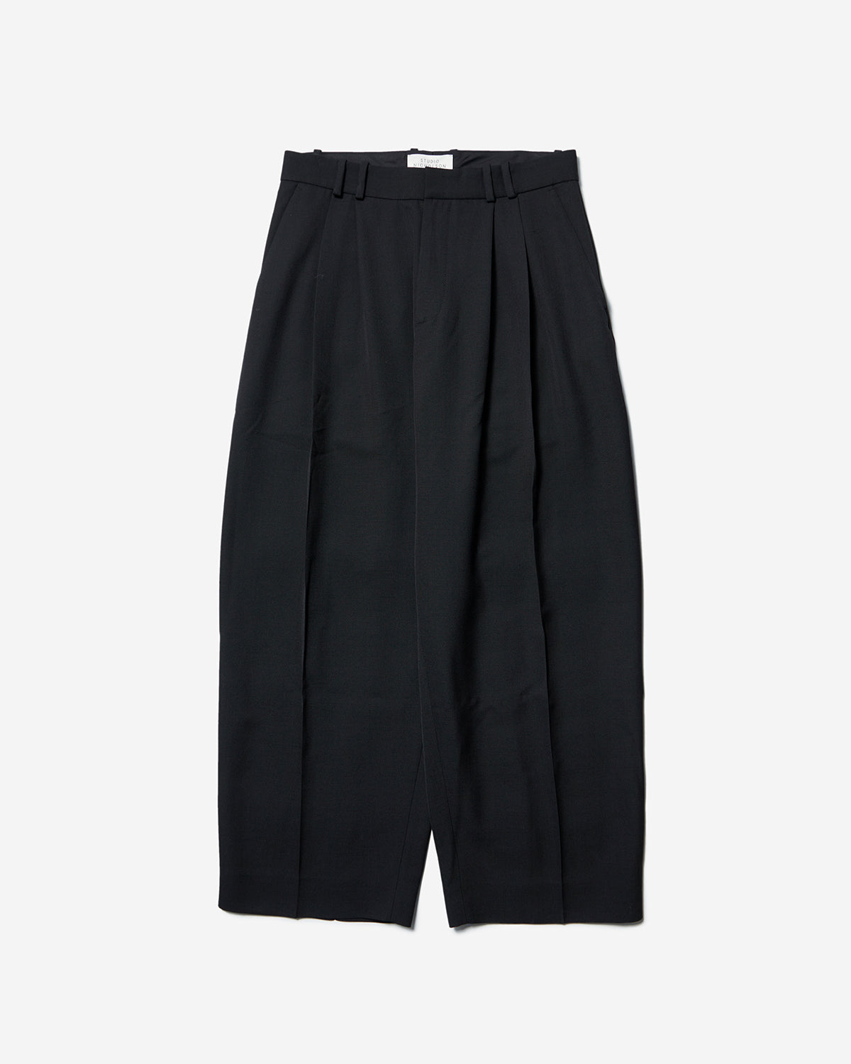 Line - Double Pleat Volume Pant - Black