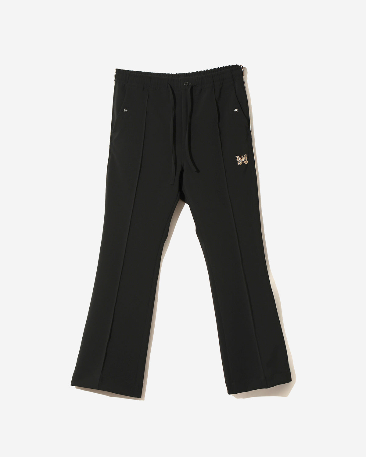 Piping Cowboy Pant - Poly Double Cloth - Black