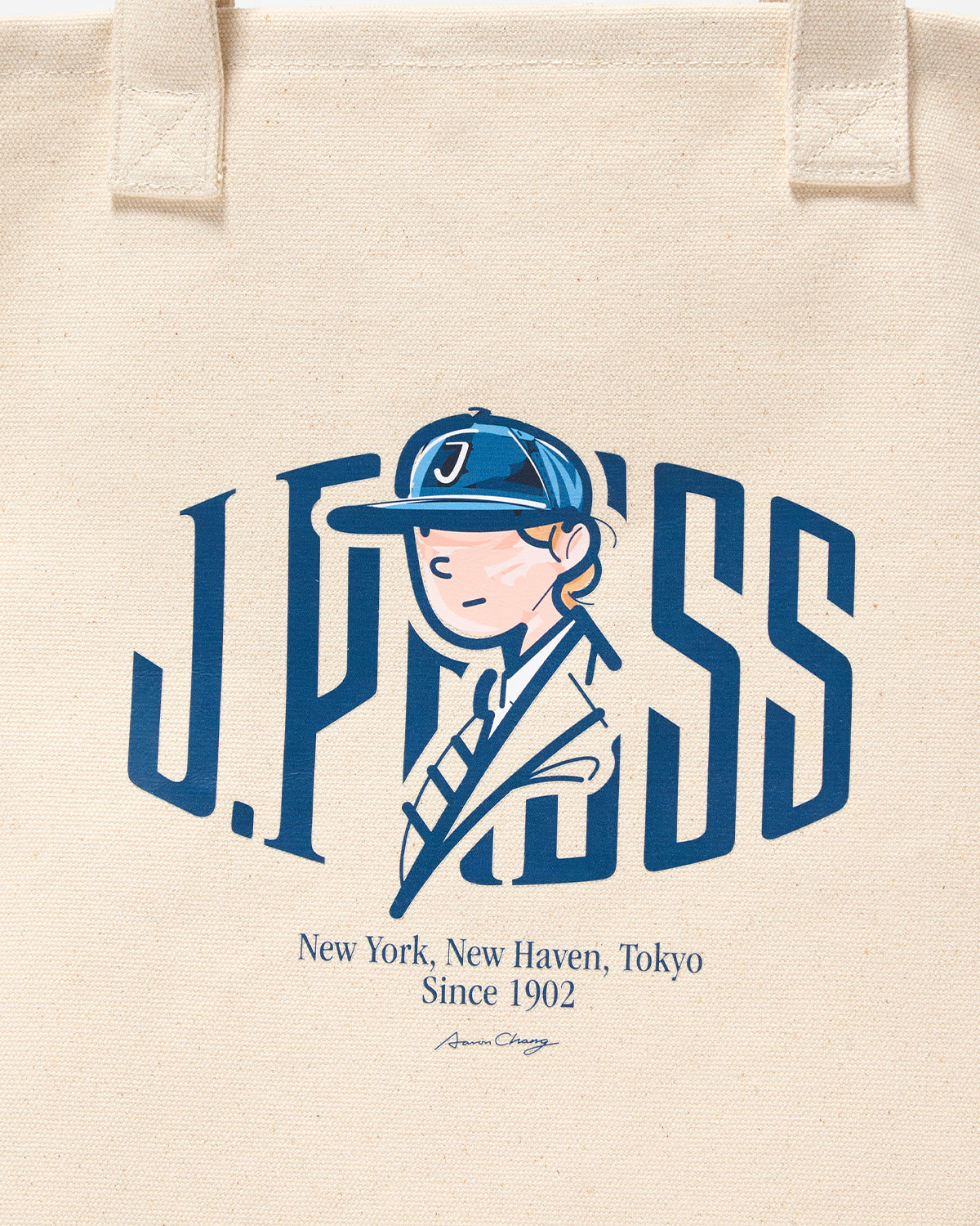 Aaron Illust Tote - White
