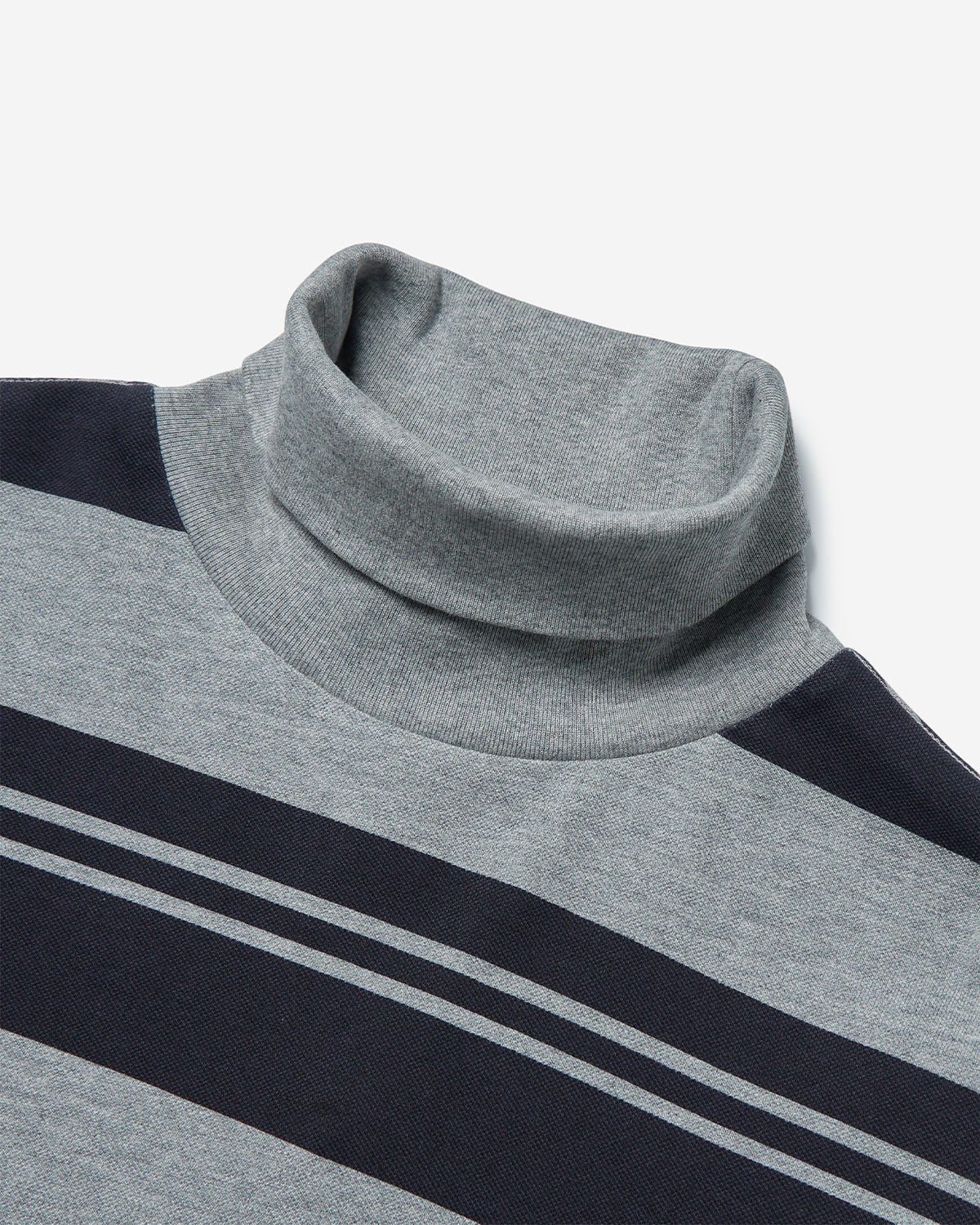 Lines In Time Stripe Mock Neck LS Top - Multi