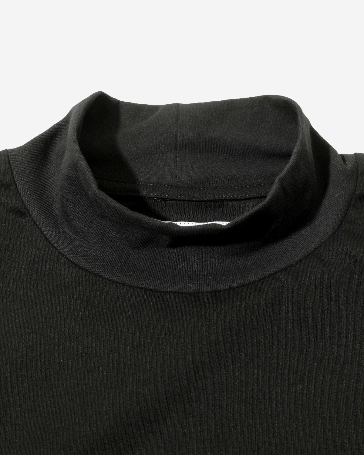 L/S Mock Neck Tee - Decal 2 - Black
