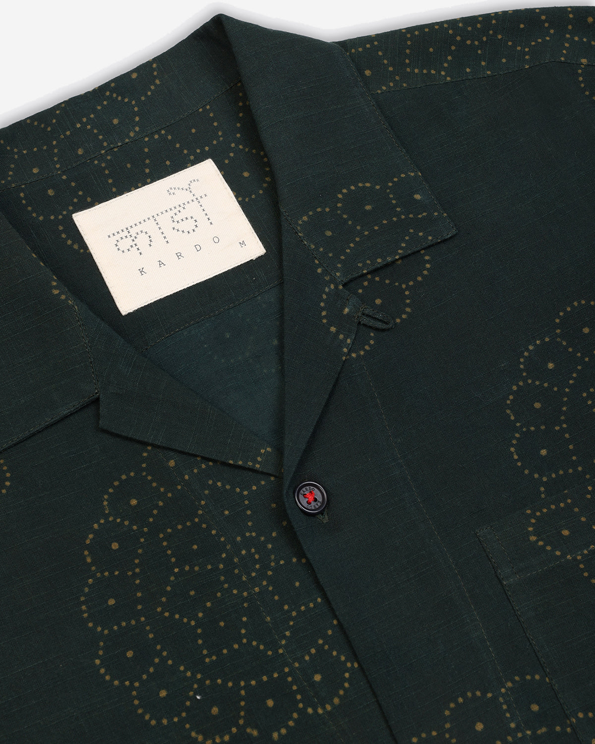 Ronen - Over Sized Camp Collar SS Shirt - Block Print