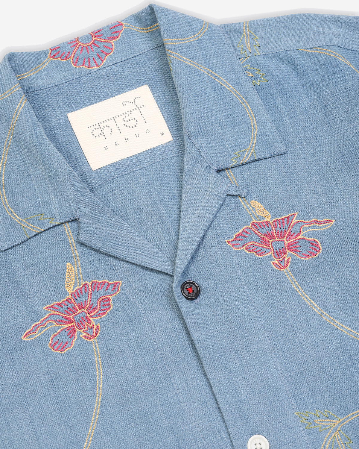 Ronen - Over Sized Camp Collar SS Shirt - Light Indigo