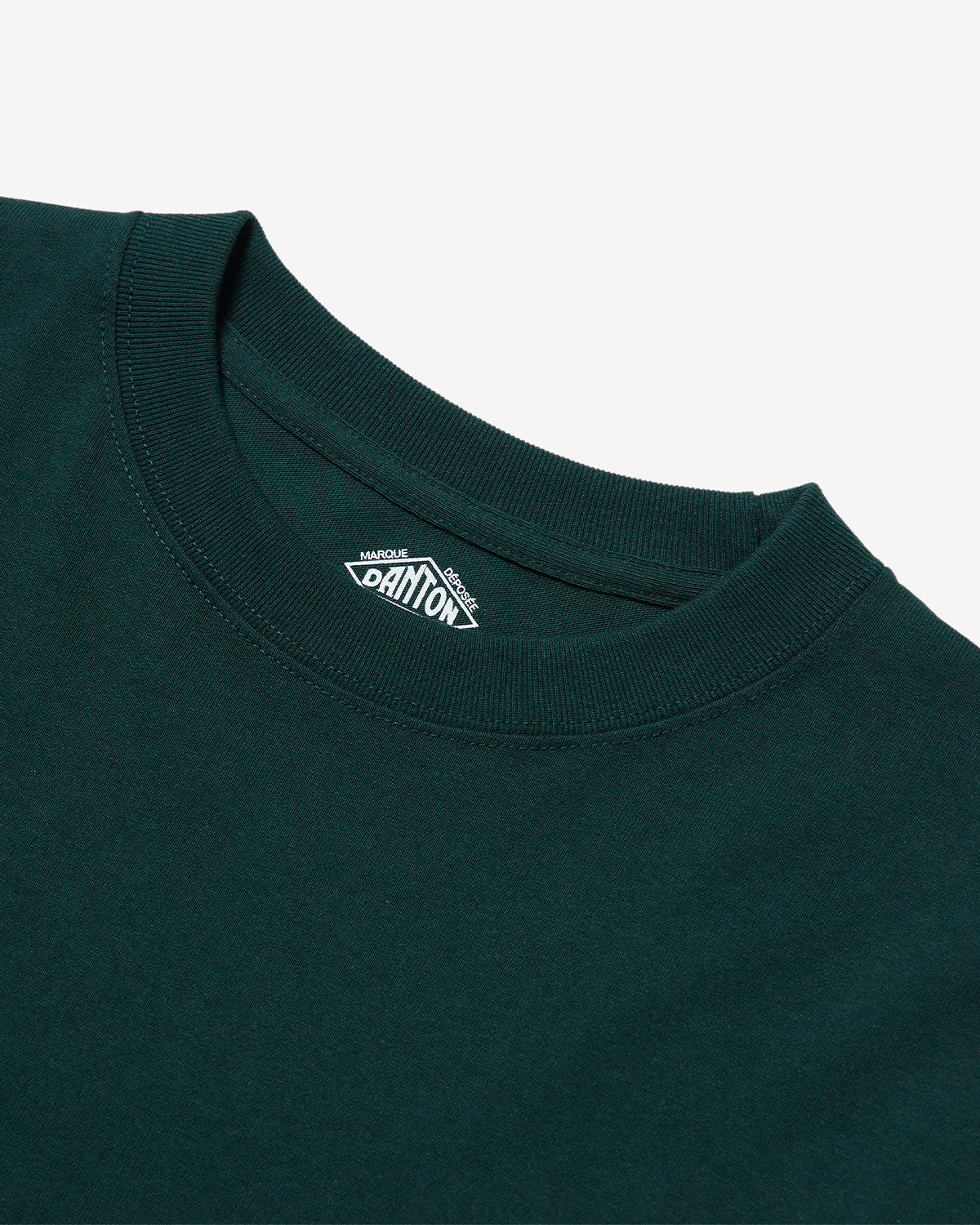 Mens Long Sleeve T-Shirt Plain - Dark Green