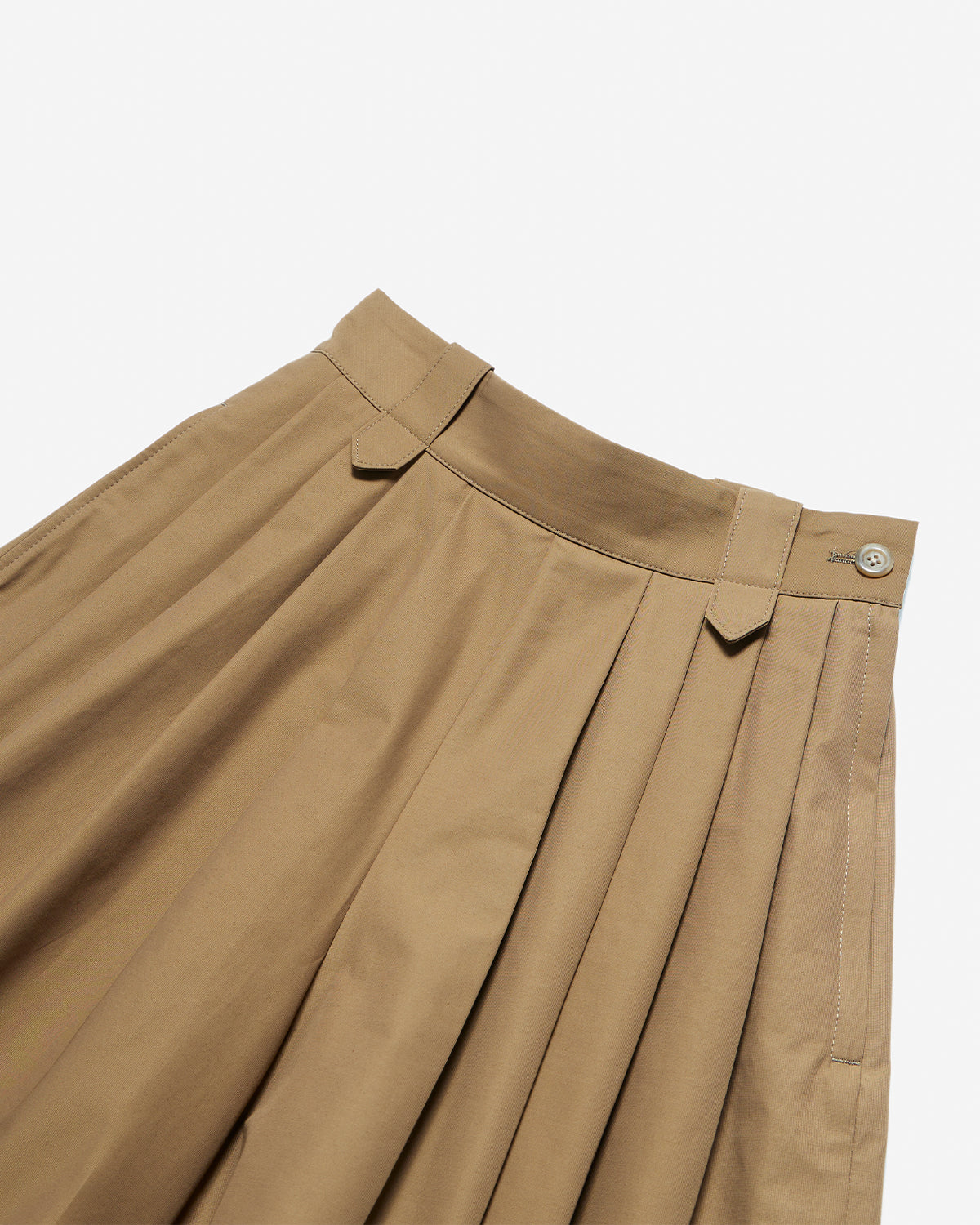 Tuck Culottes - Brown