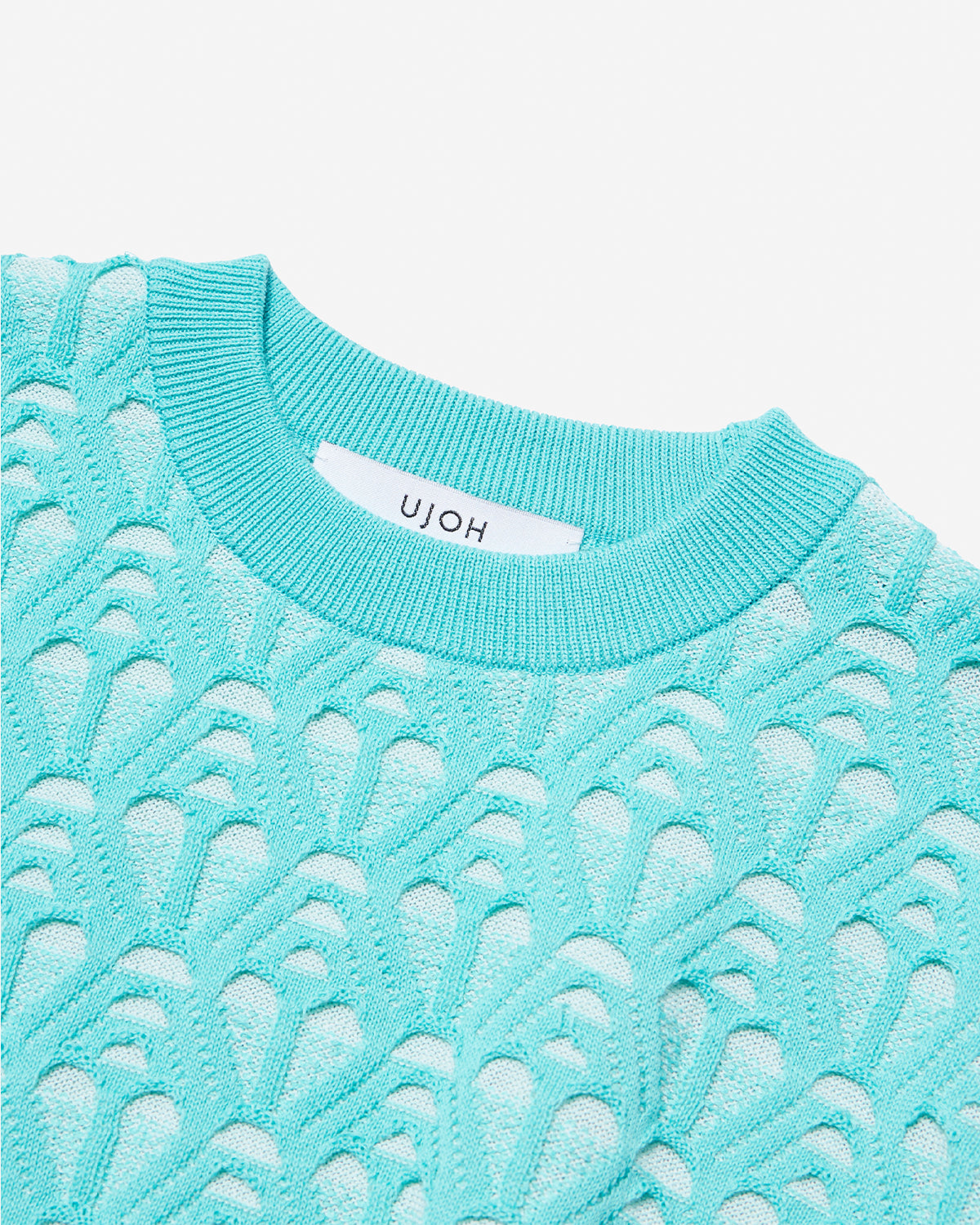 Crew Neck Half Sleeve Knit - Mint