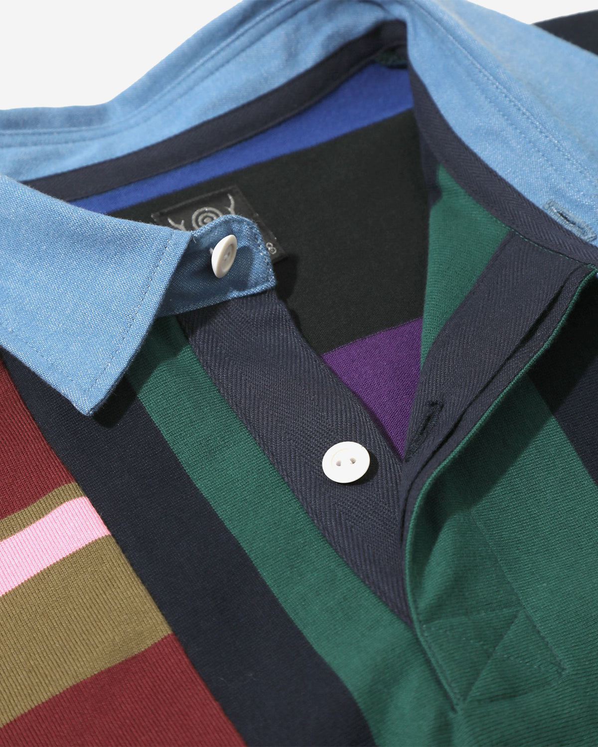 Rugger Shirt - Cotton Plainstitch  - Crazy Pattern B