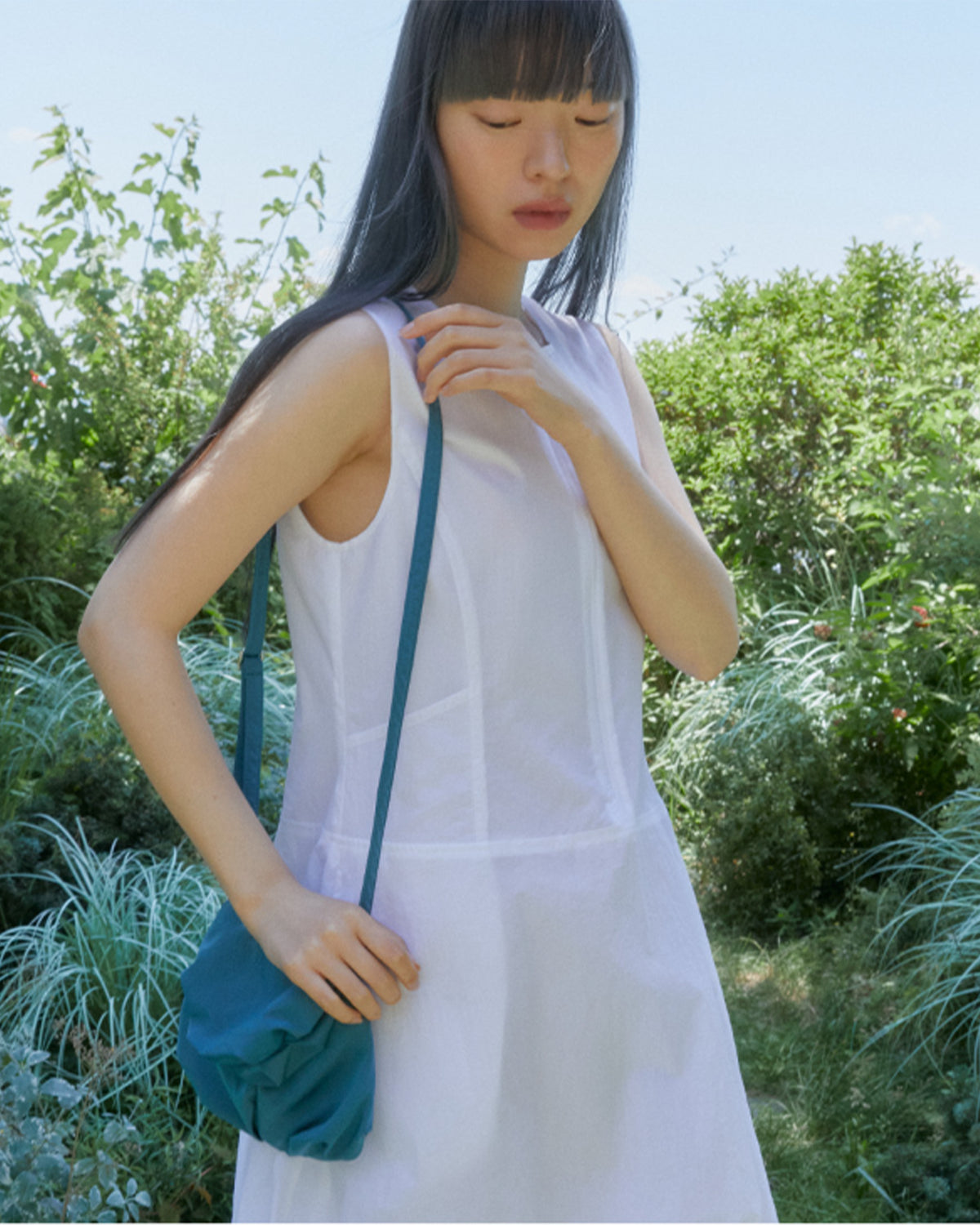 Blooming Cross Bag - Deep Blue