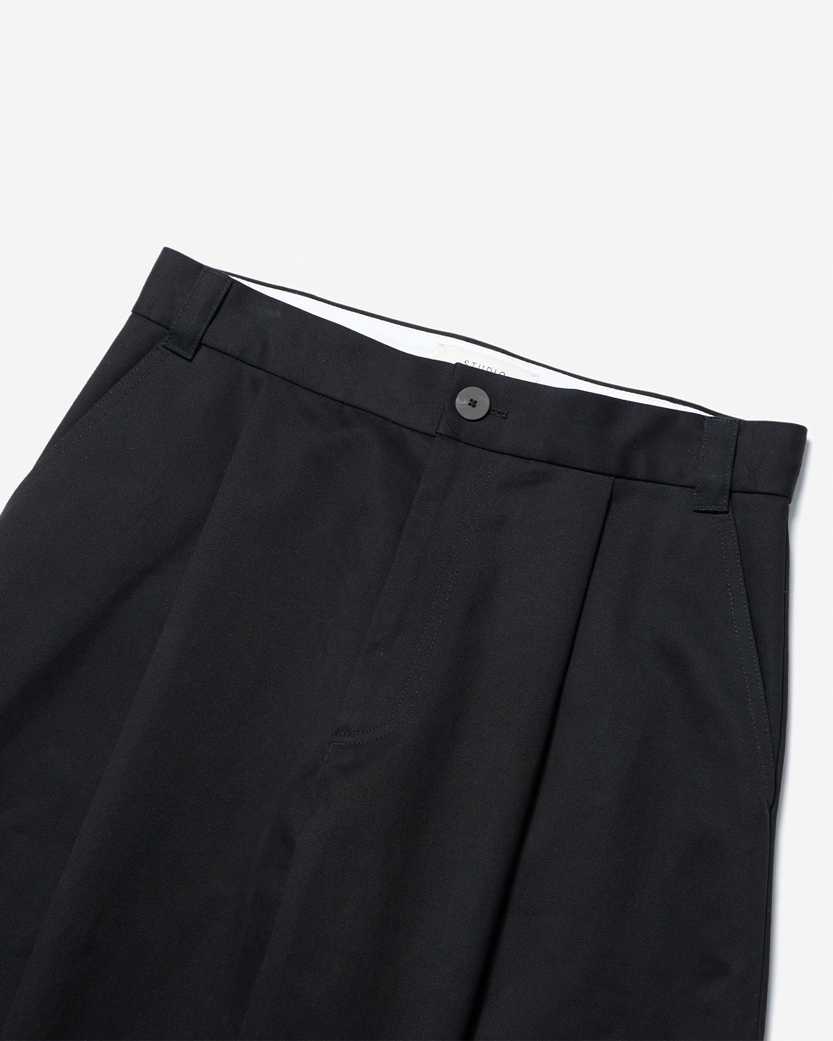 Sorte - Pants - Deep Pleat Volume Pant - Black