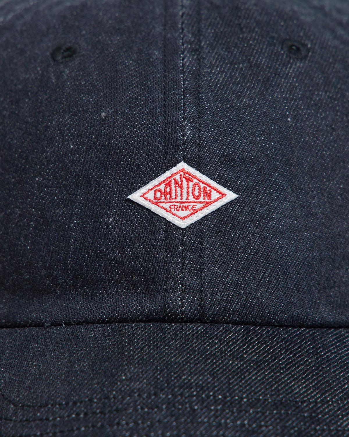 Washed Denim 6Panel Cap - Black