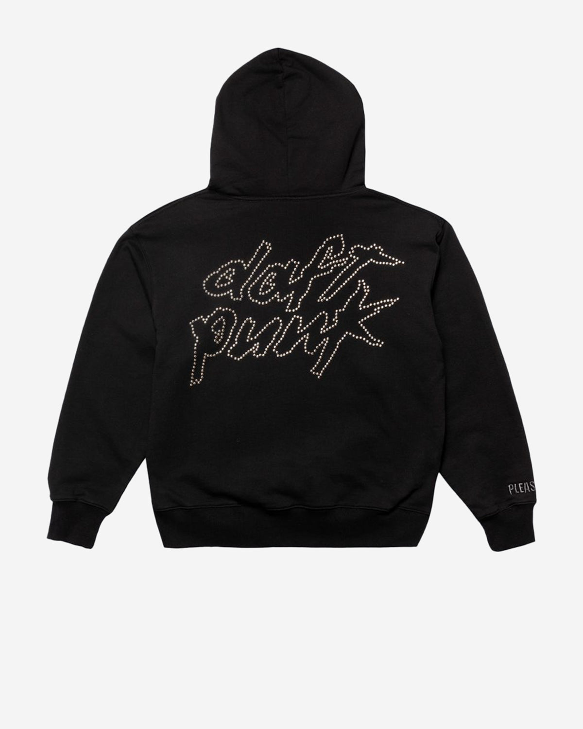 Lucky Studded Hoodie - Black