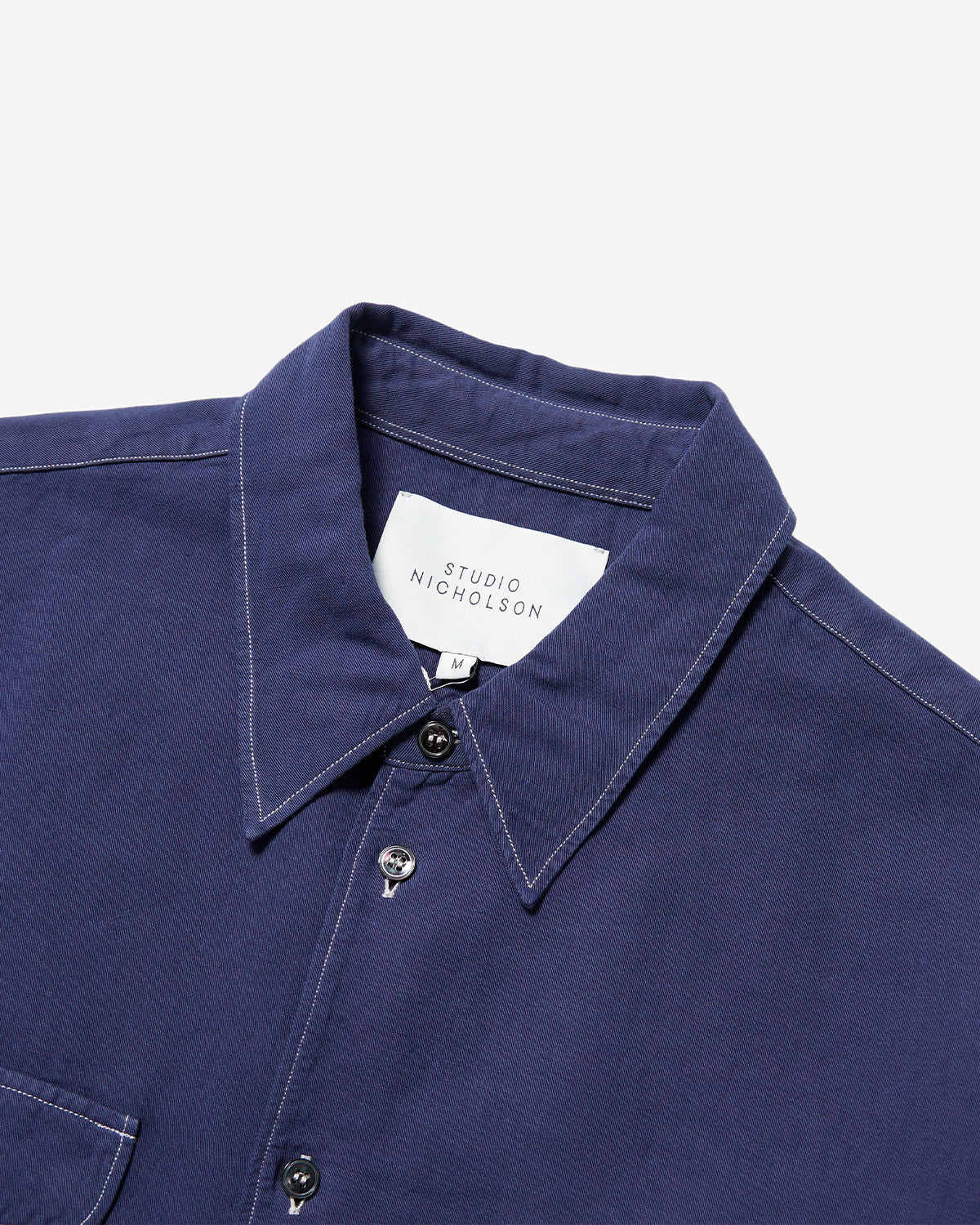 Louro - Utility Pocket Shirt - Indigo
