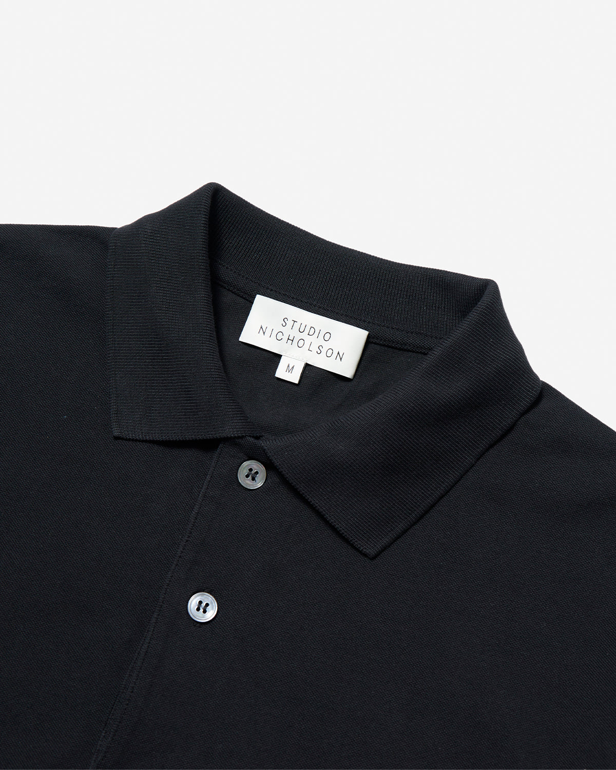Balaton - S/S Polo - Washed Black