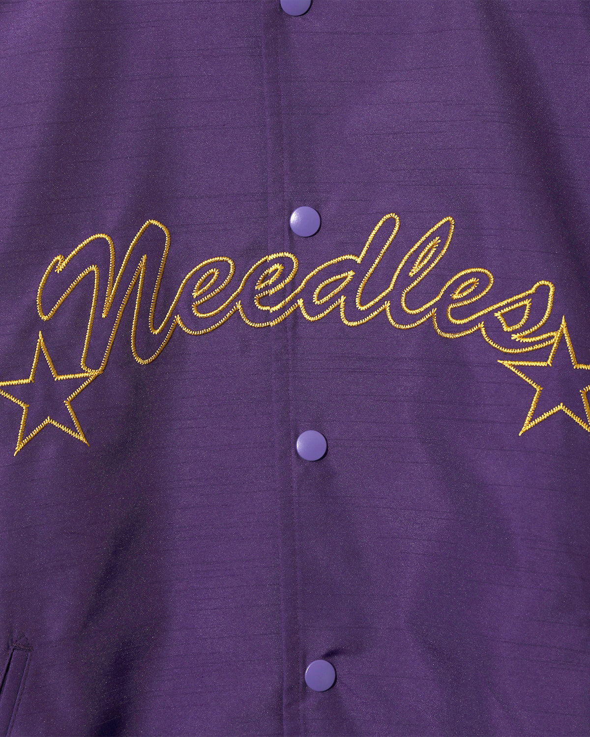 Stadium Jacket - Poly Shantung - Purple