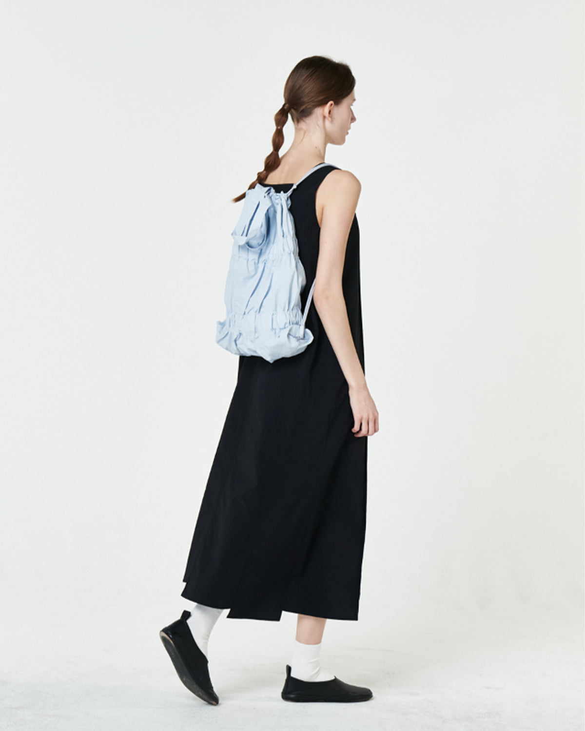 Tiered Banding Backpack - Light Blue