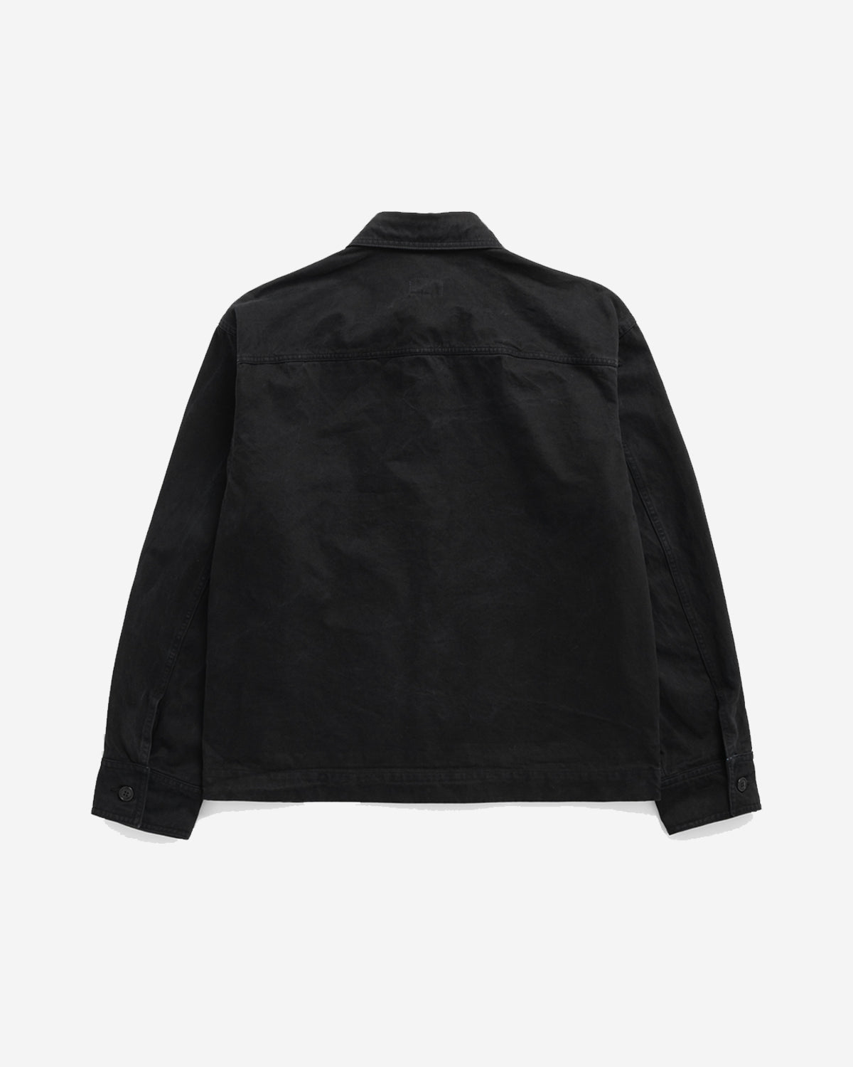 Lux J - Unlined Mens Jacket Dye Moleskin - Black