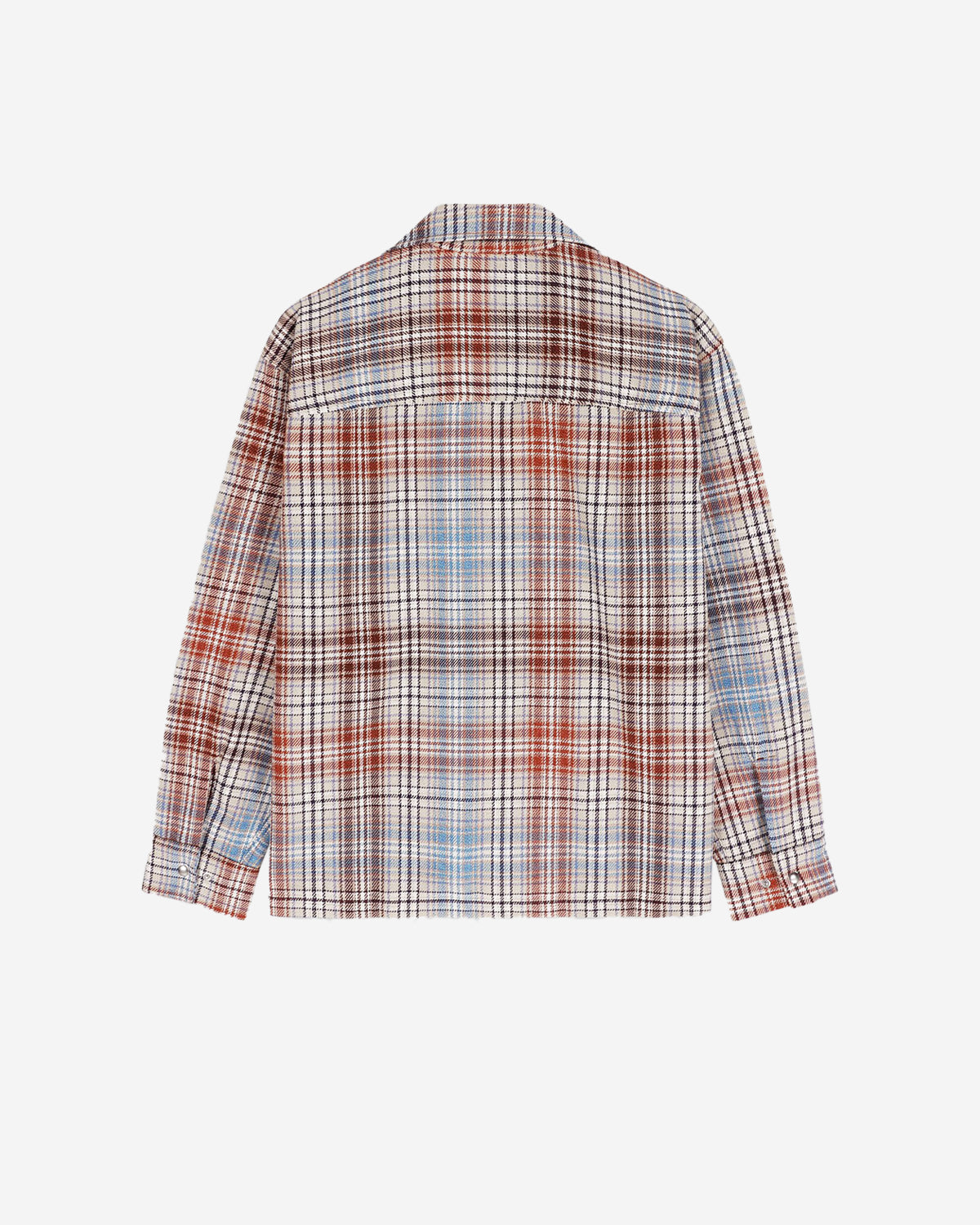 Boxy Freedom Shirt Japanese Twill Check - Sand